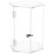 Plymor Clear Acrylic Hexagonal Locking Display Case, No Shelves